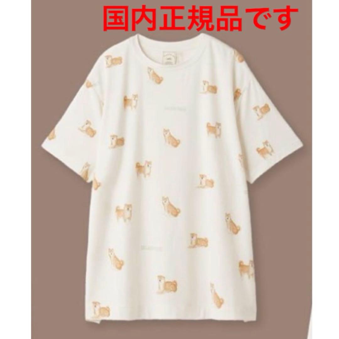限定デザイン柴犬　ルームウェア　Tシャツ　 新品　ジェラートピケ　正規品