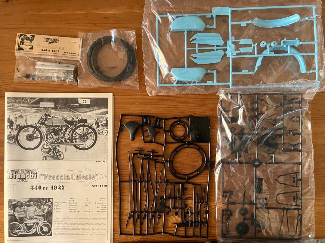 Bianchi Freccia Celeste 350cc イタリア プラモデル