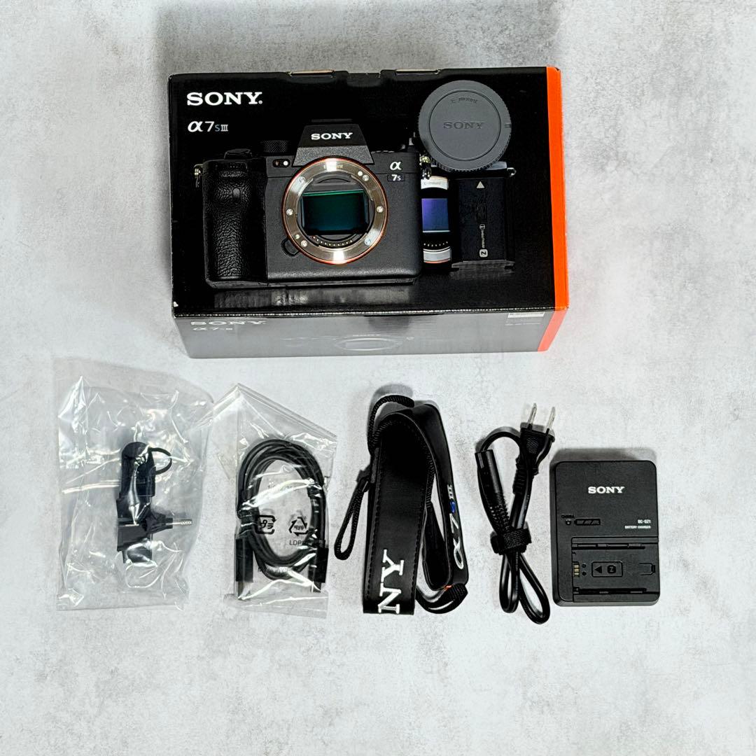 【美品】SONY α7S III ILCE-7SM3 シャッター回数744