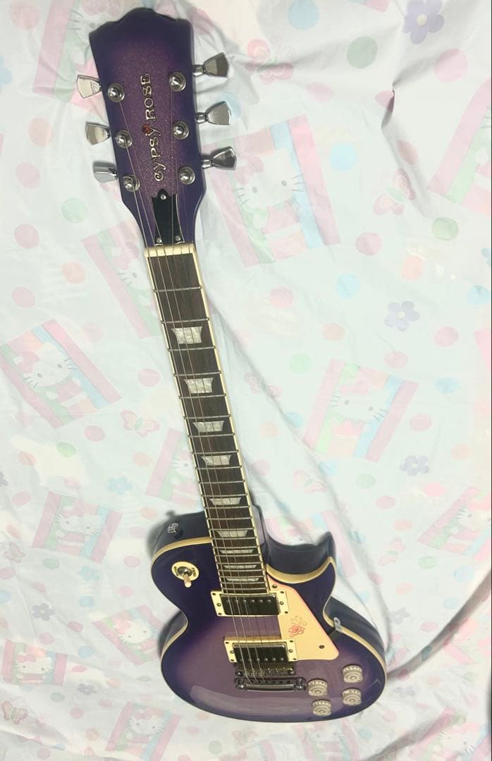 Gypsy Rose エレキギター パープル　キラキラ