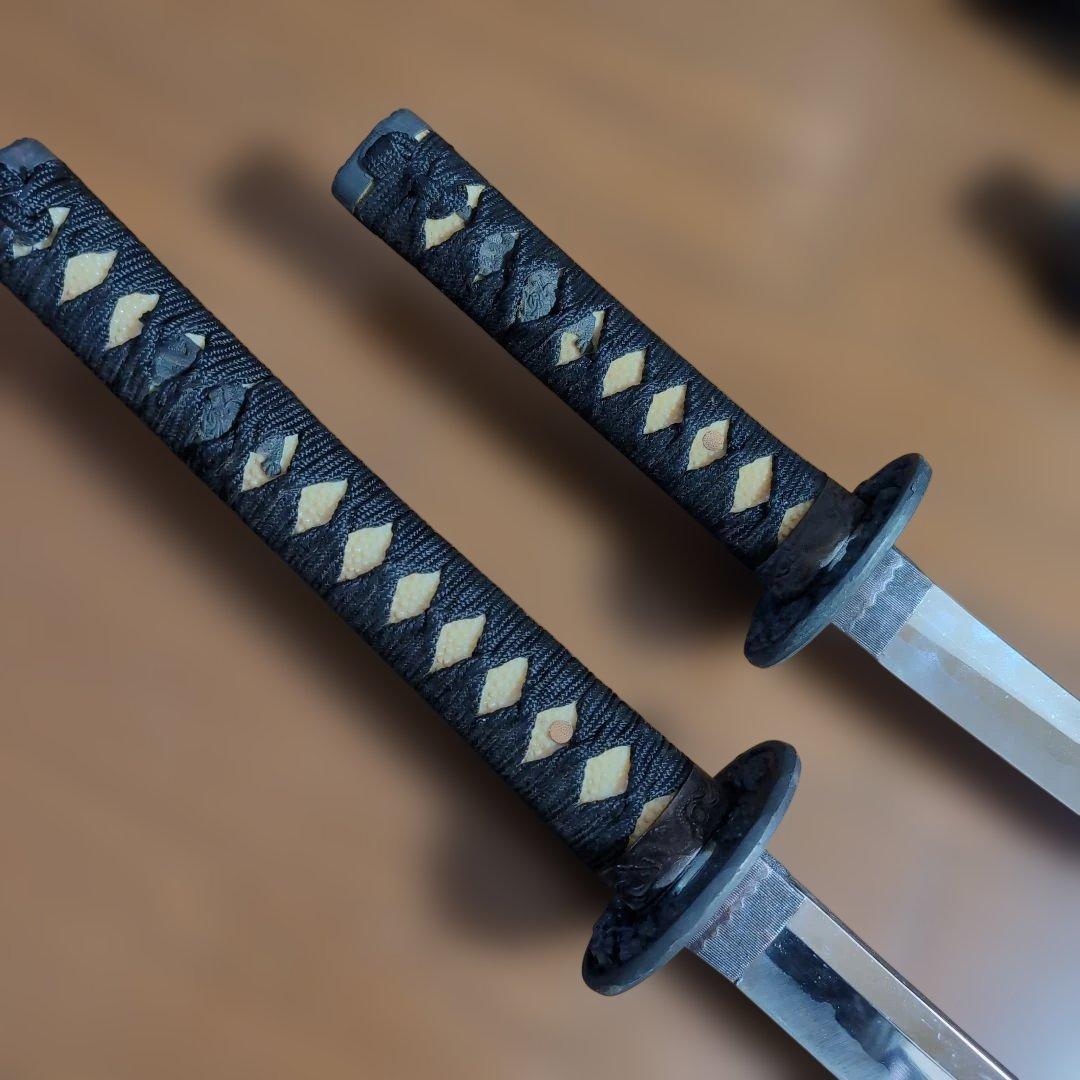 日本模造刀 2本セット100センチ70センチ