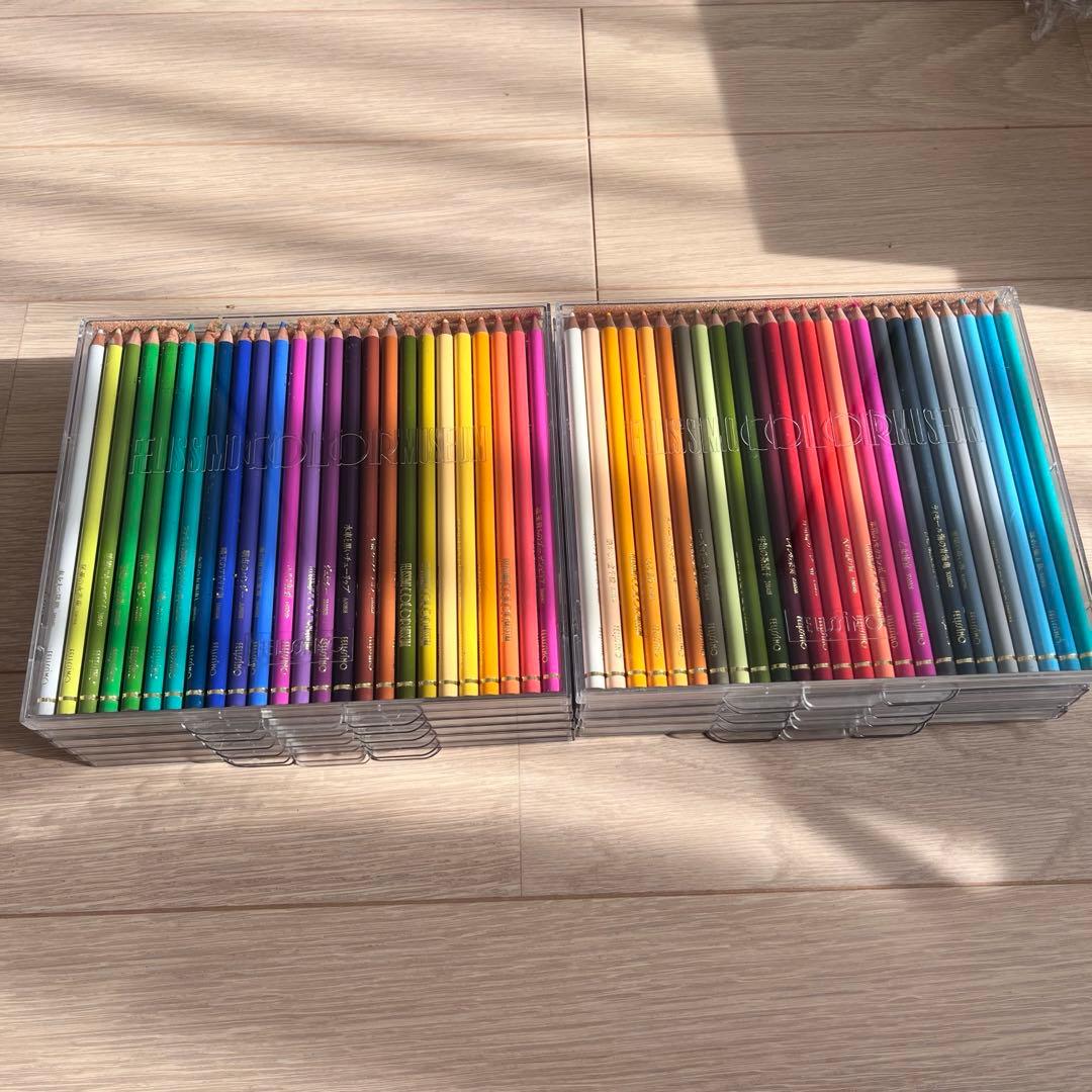 フェリシモ　500色（内の300色）　色鉛筆　のっぽ