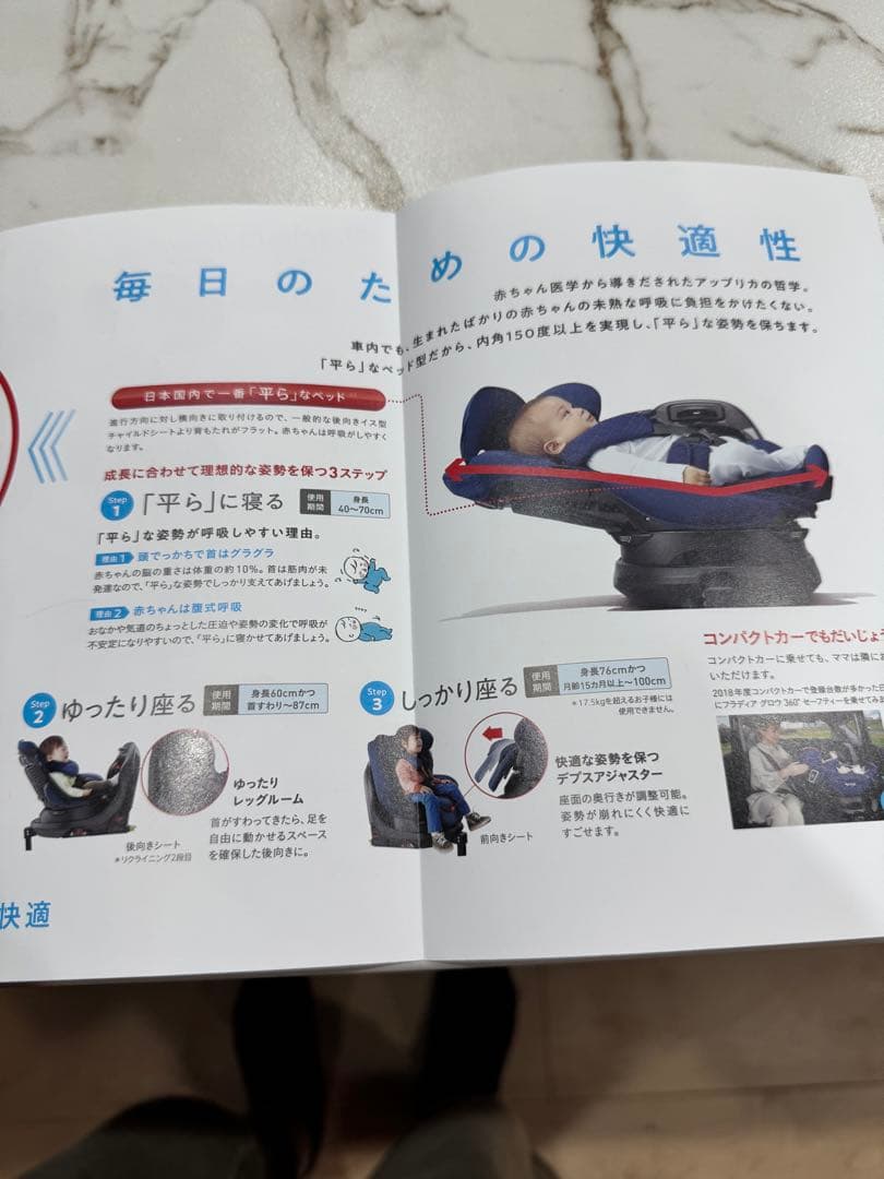 美品　Aprica フラディアグロウISOFIX360° プレミアムシート