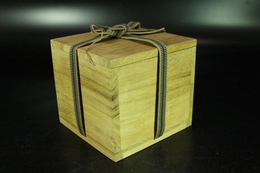 茶道具 乾山造 鉄絵 筒碗 時代物(K-XA875)