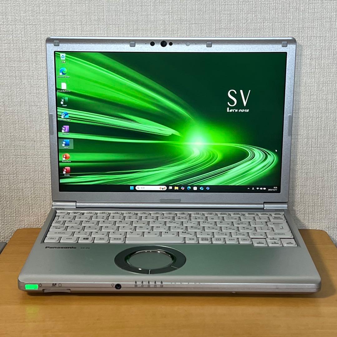 バッテリー良好!レッツノートSV8 i5 8G／256GB／オフィス2024