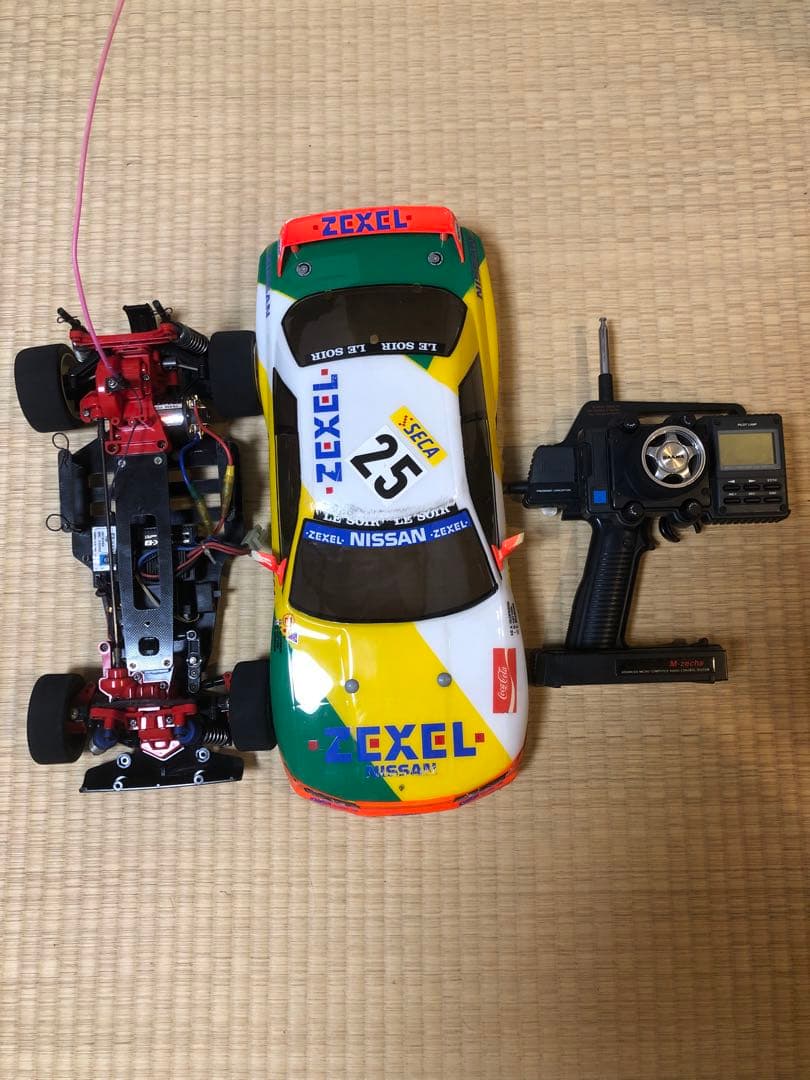 タミヤRCカー TA01/TA02？カーボンシャーシ仕様 プロポ付き フルセット