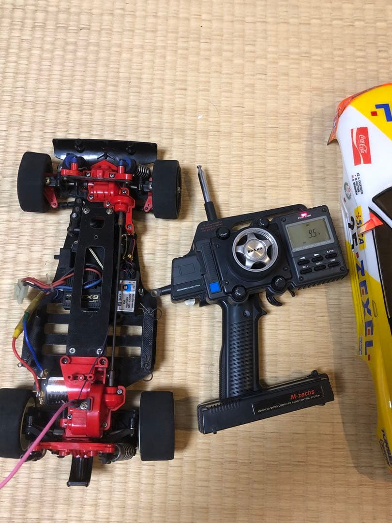 タミヤRCカー TA01/TA02？カーボンシャーシ仕様 プロポ付き フルセット