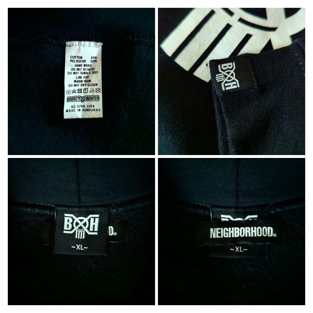 【限定コラボ】ネイバーフッド × バウンティハンター　ロゴパーカー　即完XL