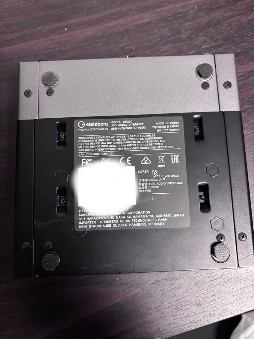 DTM・DAW steainberg UR22C Audio interface
