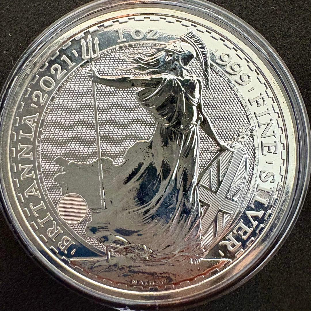 2021年 イギリス ブリタニア銀貨 1オンス