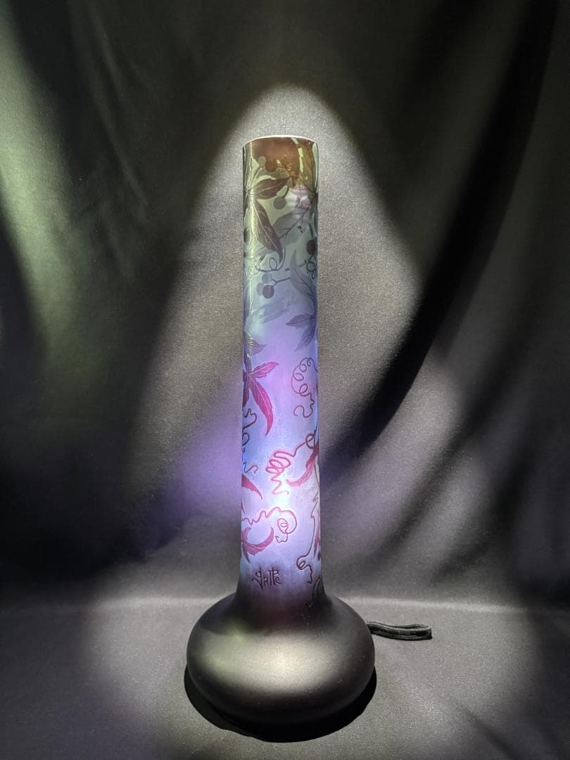 エミール・ガレ Émile Gallé『トケイソウ』花瓶