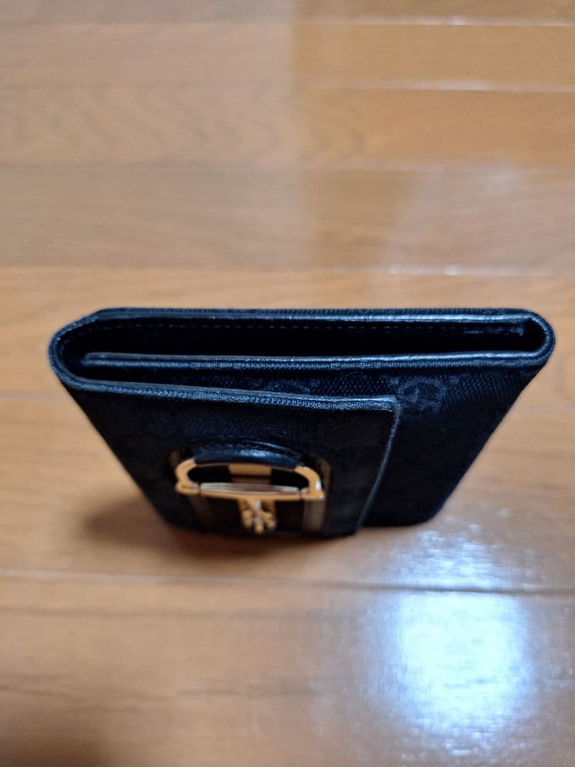 ✨未使用展示品✨　GUCCI ミニ財布　ホースビット　ジャガード　シマ　GG