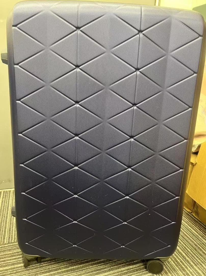 suncoサンコー スーツケース93L大容量MGC2-69 エンボスネイビー