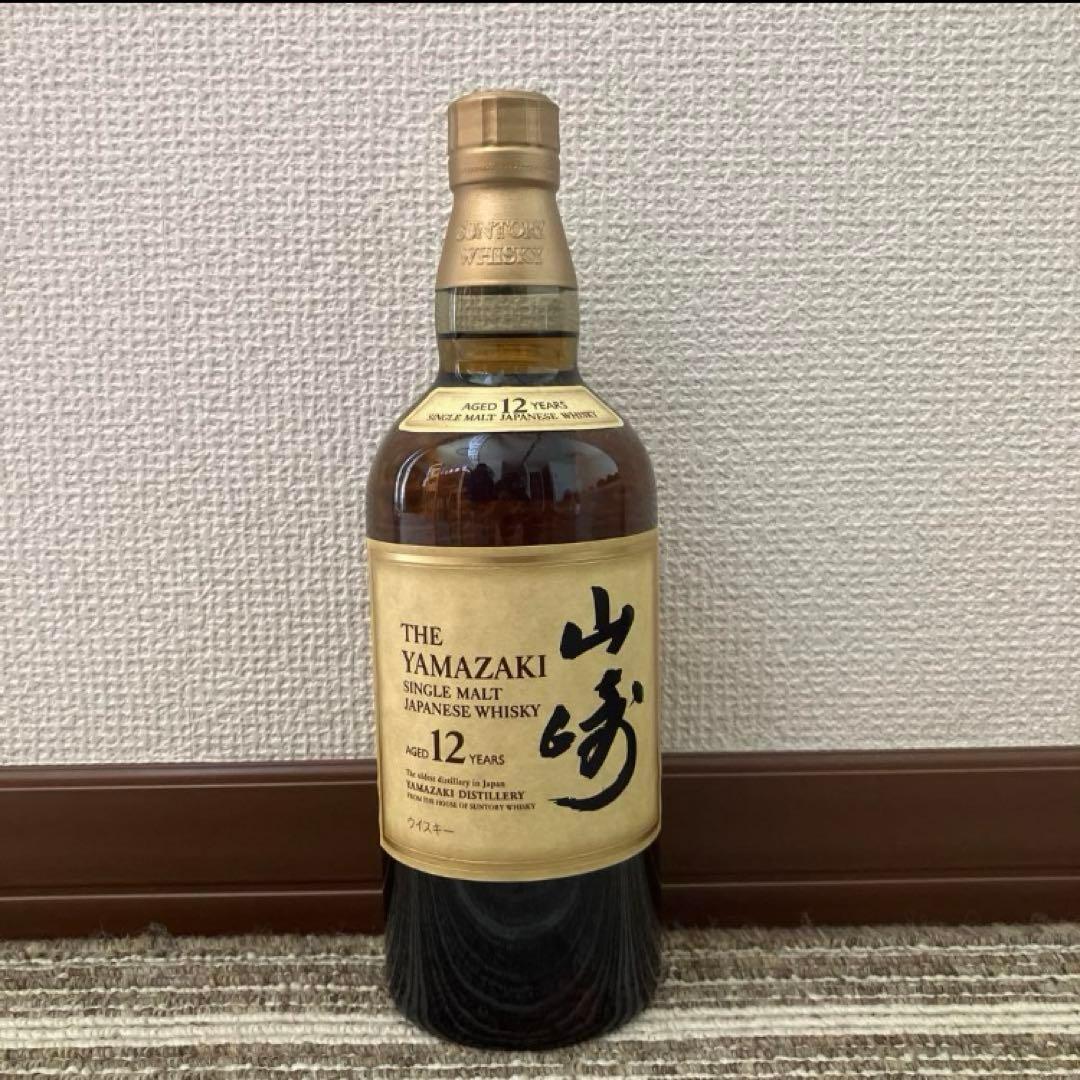 【ウィスキー】サントリー 山崎 12年 未開封ボトル