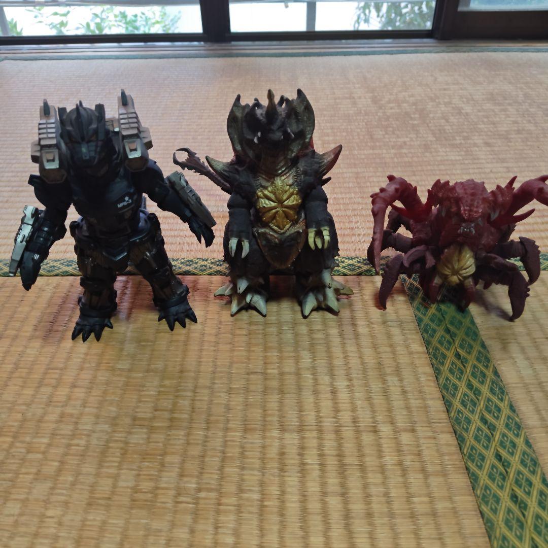 ゴジラ平成ＶＳシリーズ ソフビフィギュア3体セット