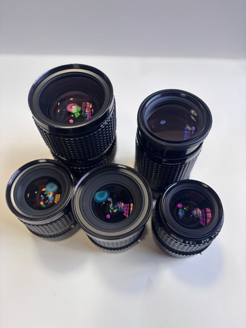 【大幅値下げ！美品】 PENTAX645N ボディ＆レンズ5本セット