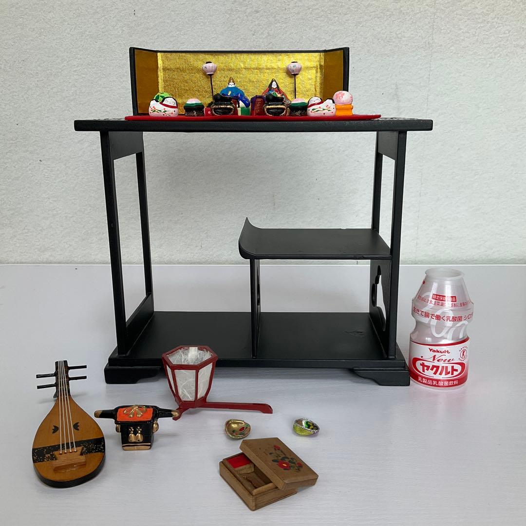 ひな祭り　ひな人形 陶器製 豆雛　ミニチュア