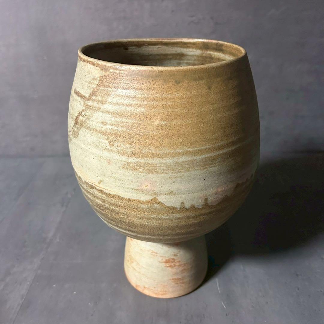 陶芸 オブジェ 花器 顔モチーフ 木箱付き 福島テレビ本社竣工記念