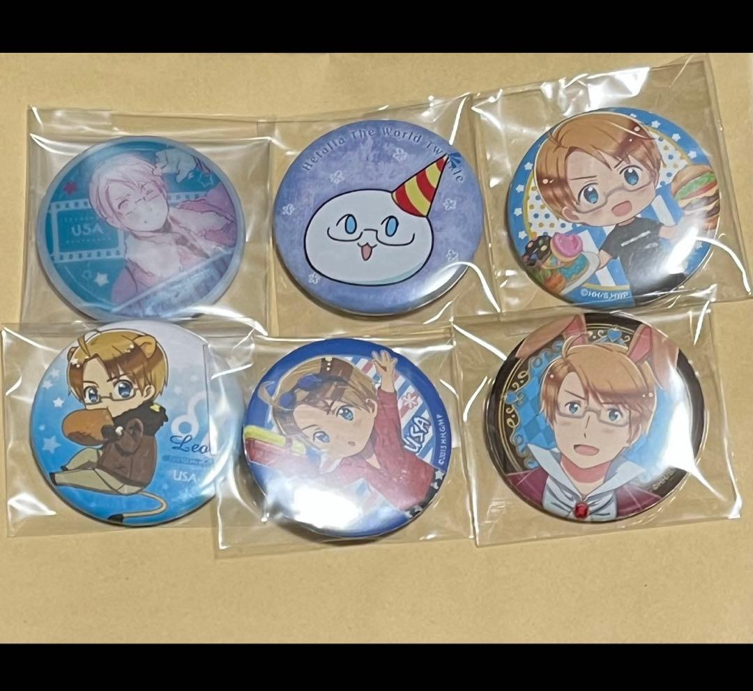 ヘタリア　アメリカ　缶バッジ