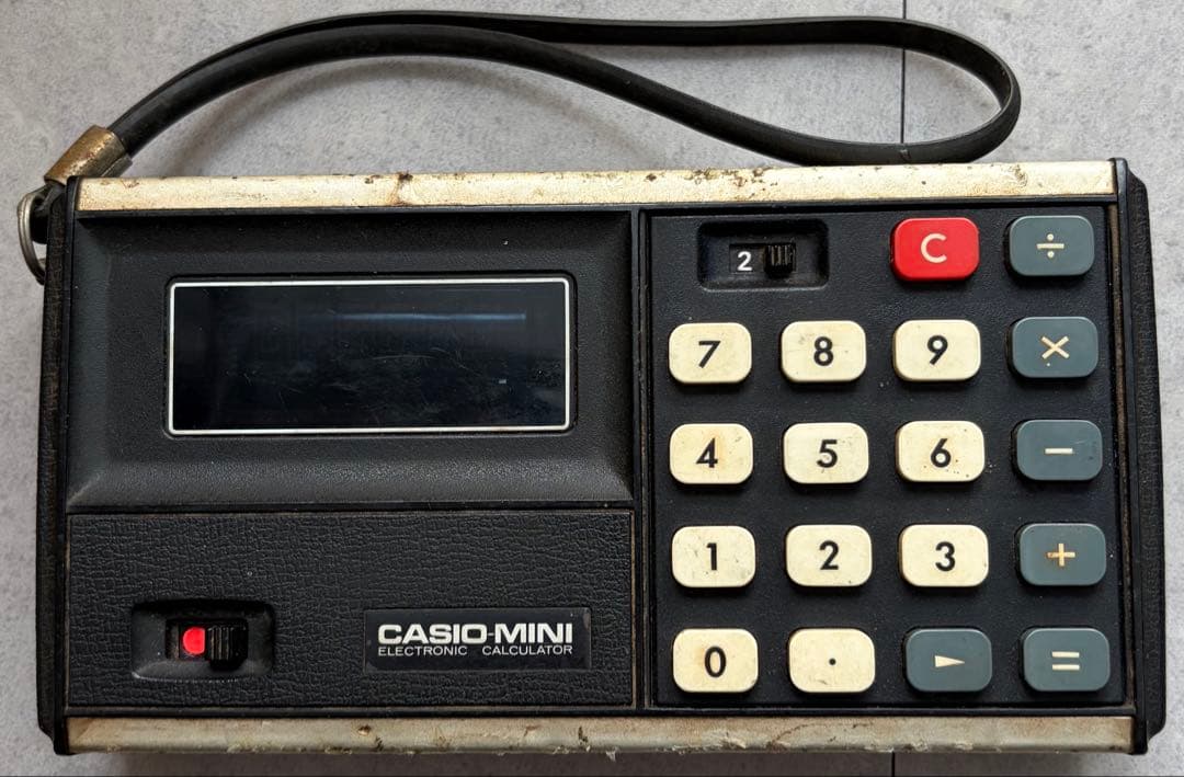 【ジャンク】カシオミニCASIO MINI電卓レトロ CM-602