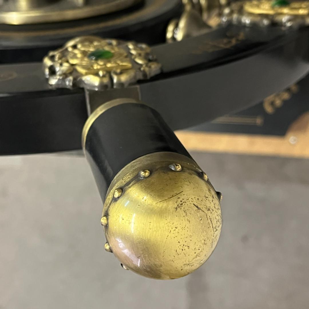 157 船舵 舵輪 飾り 高級 装飾 マリン アンティーク 高さ115㎝