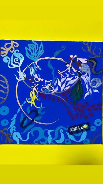 絵画　人魚