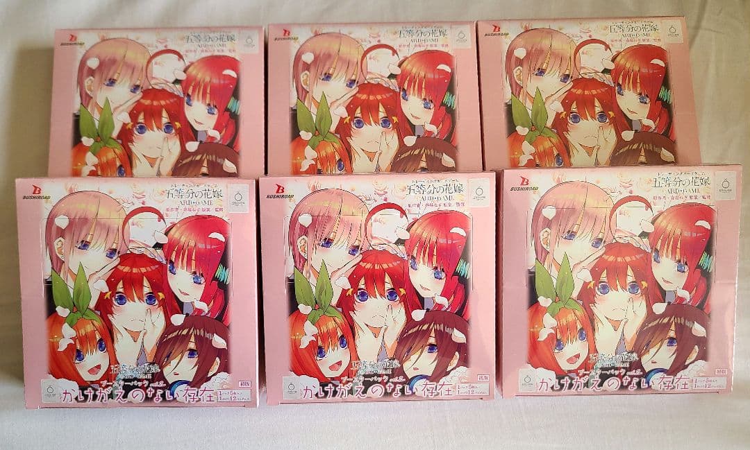 五等分の花嫁カードゲーム ブースターパック vol.2かけがえのない存在6BOX