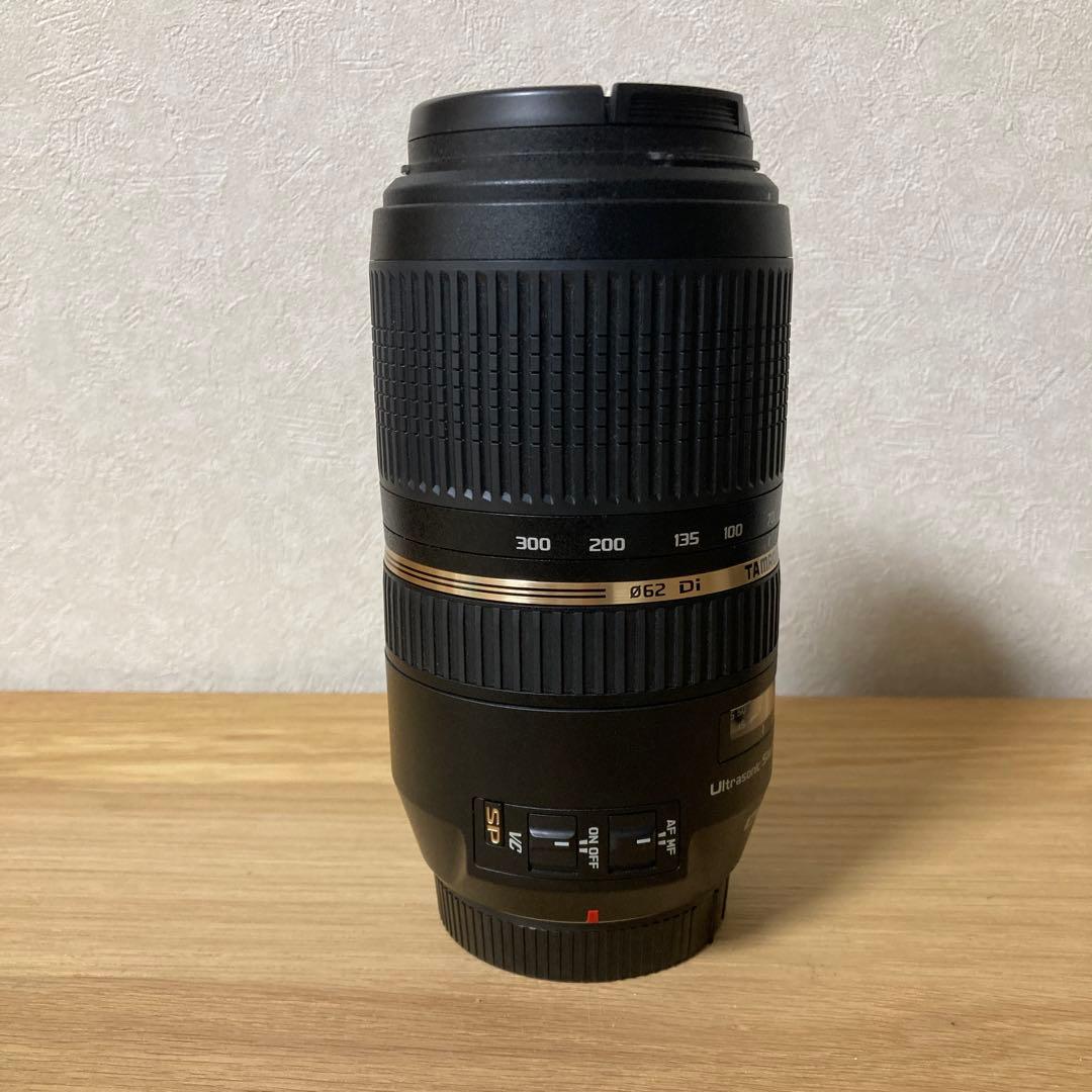 【Canon用】TAMRON SP 70-300mm+プロテクターレンズ+ケース