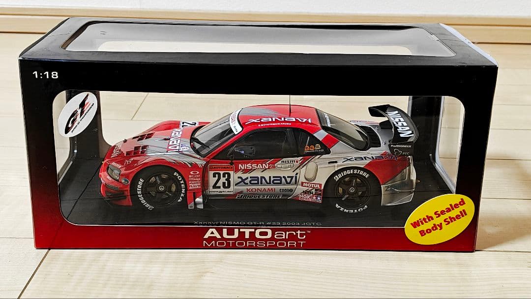 AUTOart 1/18 ザナヴィ ニスモ GT-R #23 2003 JGTC