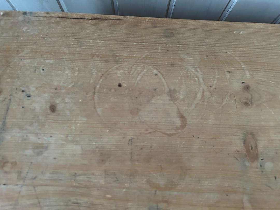 あーちゃん！アンティーク　オールドパイン　リネンボックス