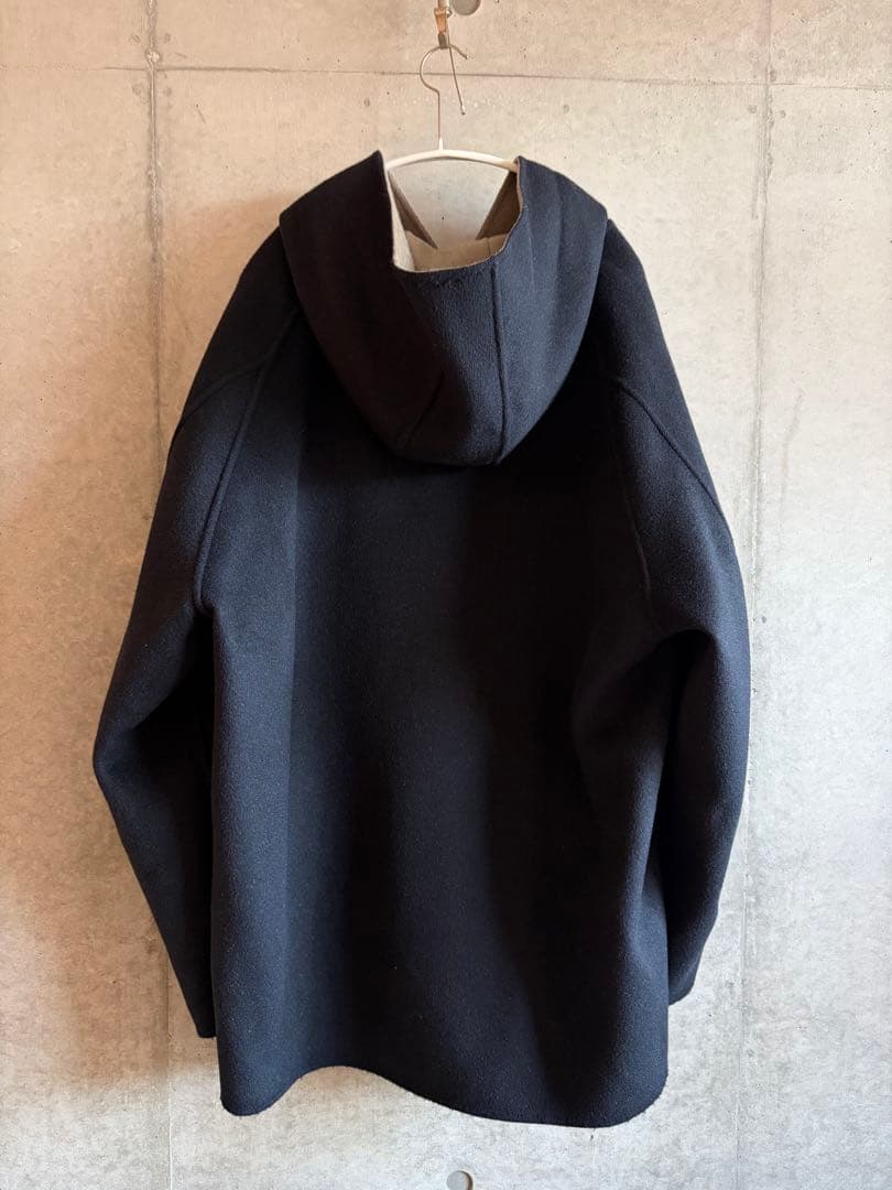 美品タグ付きstein Reversible Hooded Half Coat