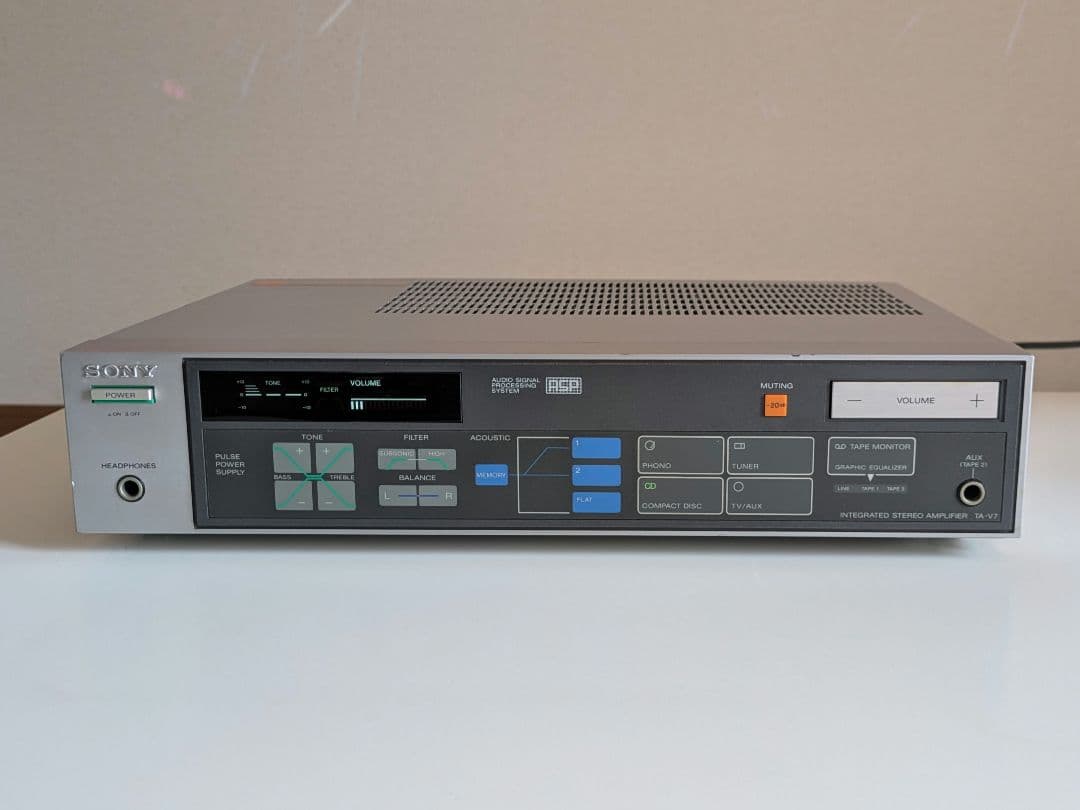 希少 SONY TA-V7 プリメインアンプ 80's