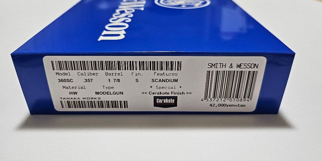 タナカワークス S&W M360 Sc .357Magnum HW セラコート