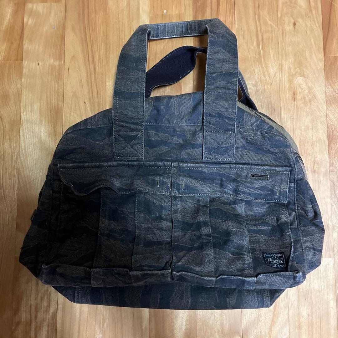 PORTER カモフラージュ ボストンバッグ