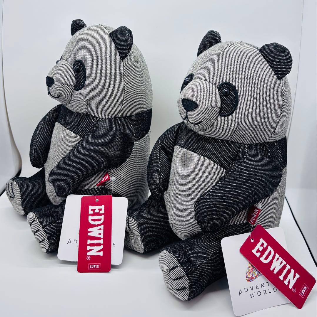 パンダ EDWIN アドベンチャーワールド 2体セット ぬいぐるみ 南紀白浜