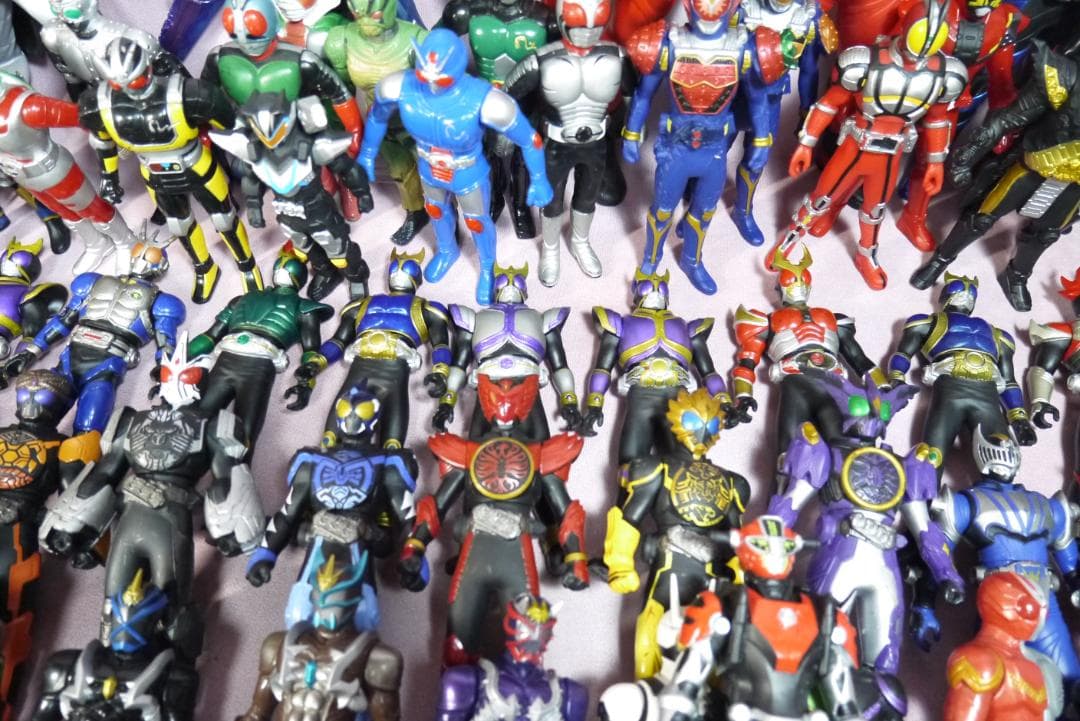 ライダーヒーローシリーズ　ビッグサイズソフビフィギュア　115体セット