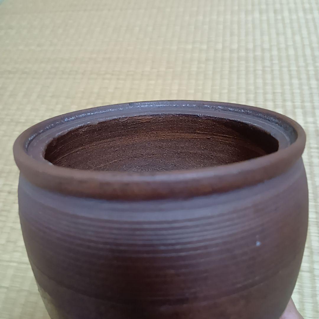 骨董品　備前焼　建水　茶道具　鉢　壺　小物入れ アンティーク　コレクション　陶器