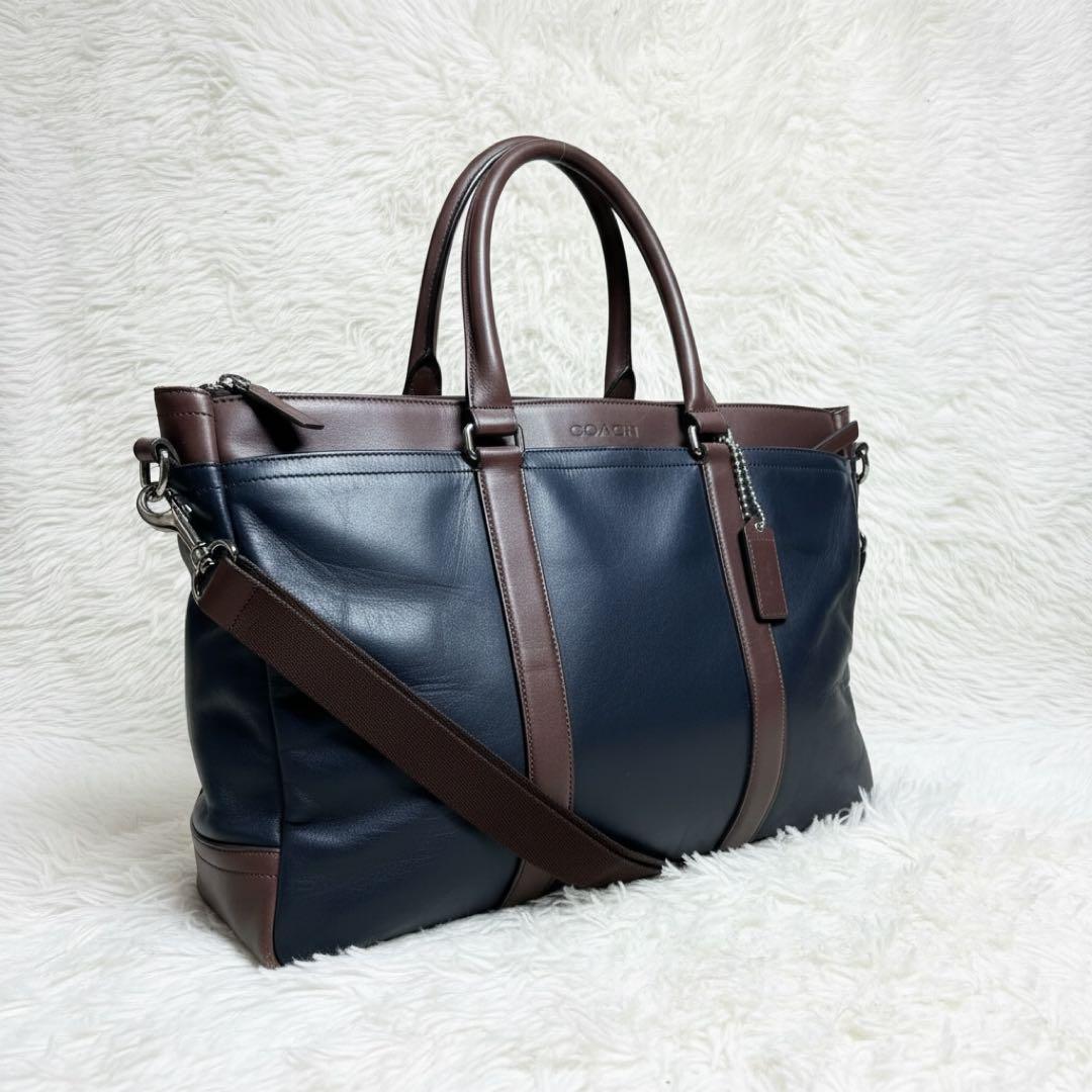 COACH コーチ メトロポリタン ビジネスバッグ ショルダーバッグ レザー