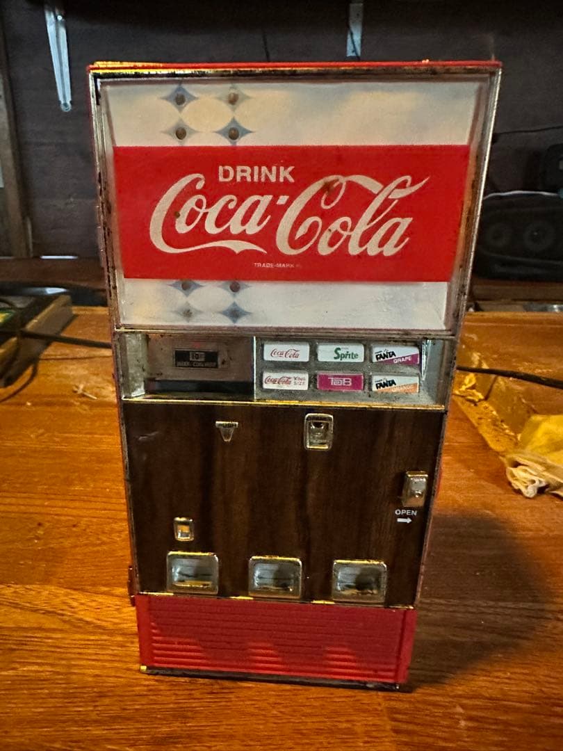 1990年代 美品 超激レア コカコーラ オールドビンテージ 自販機型 貯金箱