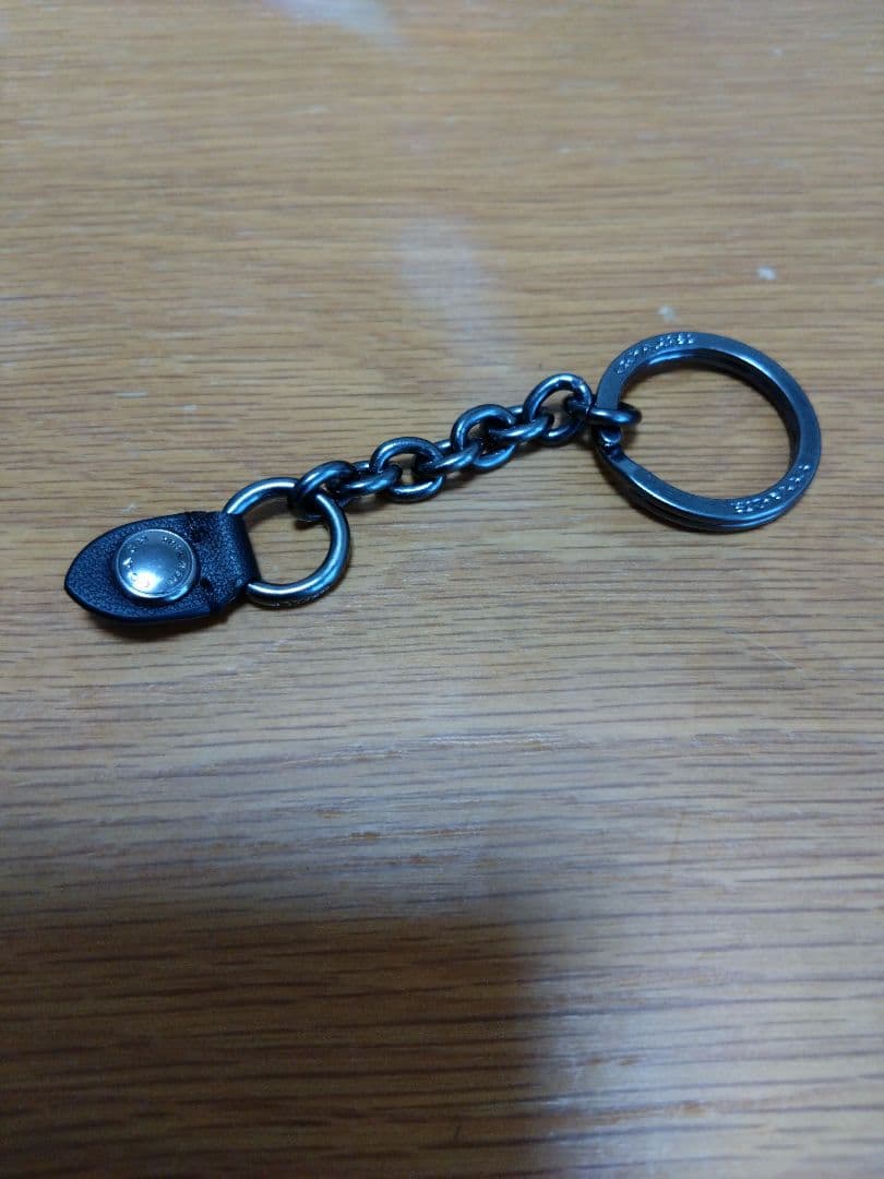 サ*ヨ様 【入手困難/レアカラー/美品】COACH デニムブルー キーケース