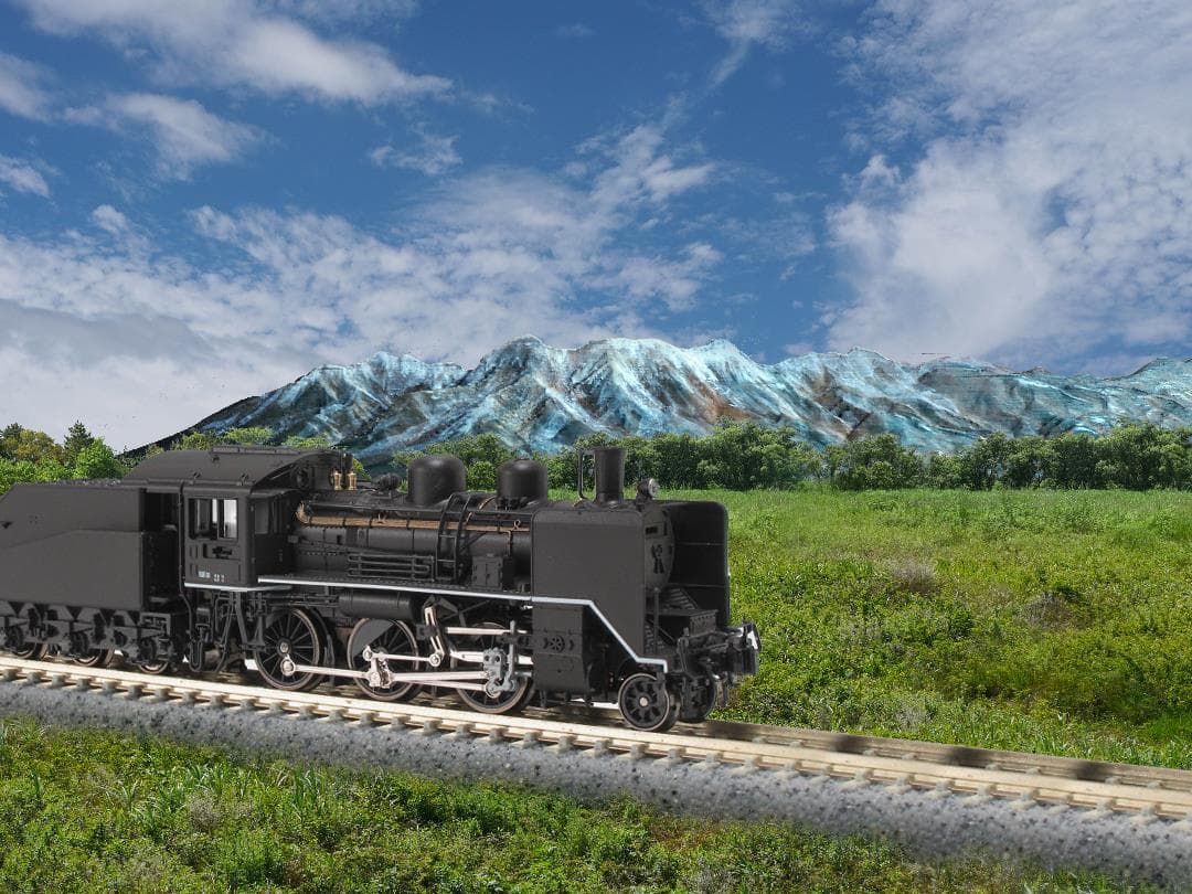 鉄道ジオラマ背景用山岳模型　　小海線　八ヶ岳連峰　鉄道レイアウトの背景に最適