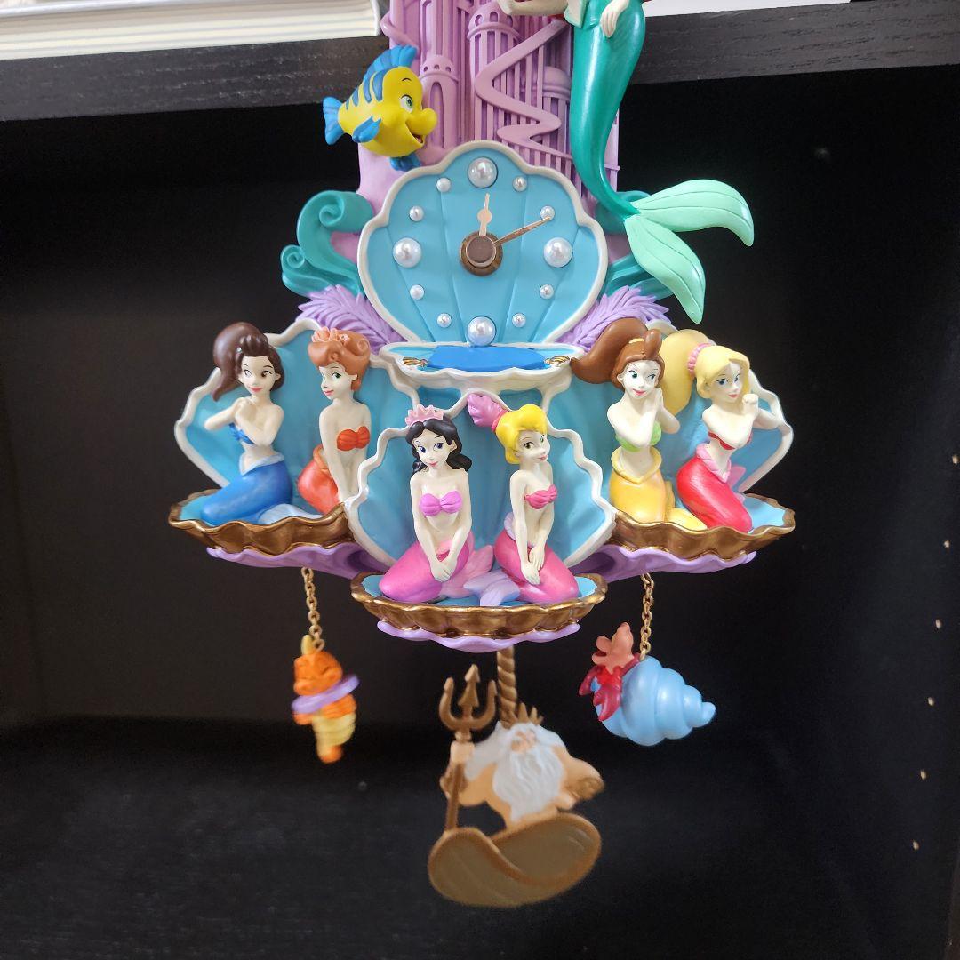 ディズニーストア リトルマーメイド アリエル 壁掛け時計