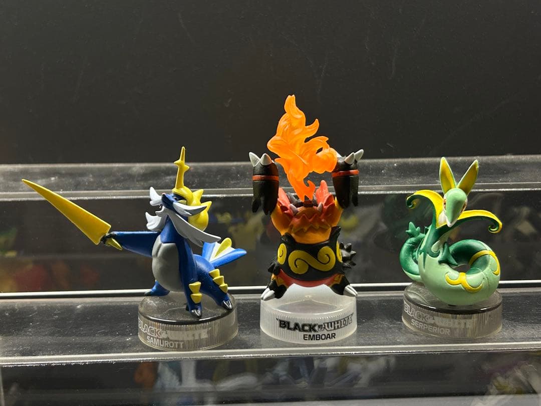 ポケモン　エンブオー ジャローダ ダイケンキ 海洋堂特典　フィギュア