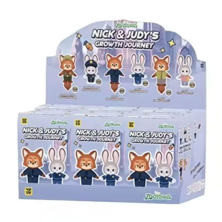 ズートピア TOPTOY トップトイ ニック　ジュディ　ぬいぐるみ 6個セット