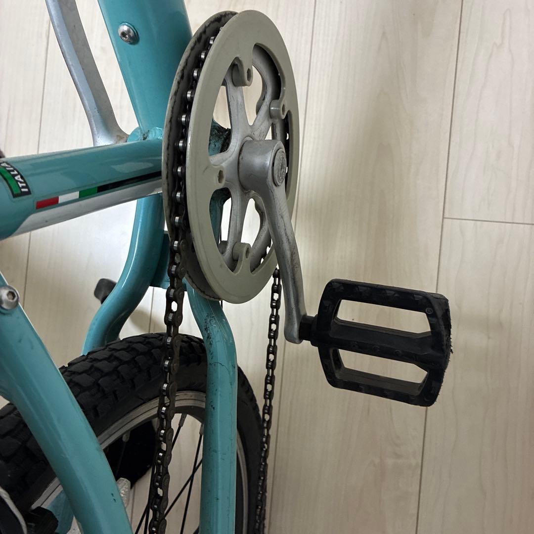 Bianchi ビアンキ　水色　ジュニア自転車　２０インチ　引き取り限定
