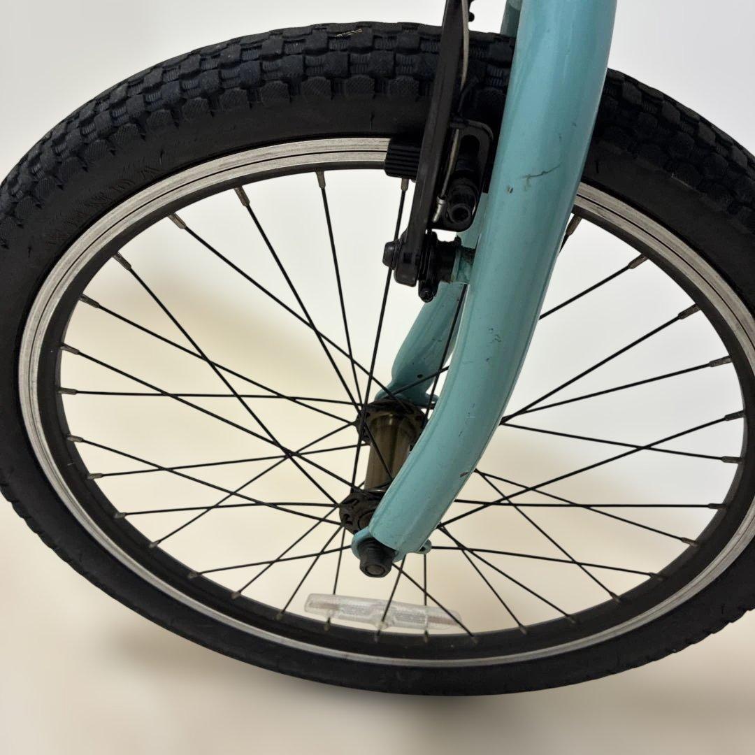 Bianchi ビアンキ　水色　ジュニア自転車　２０インチ　引き取り限定