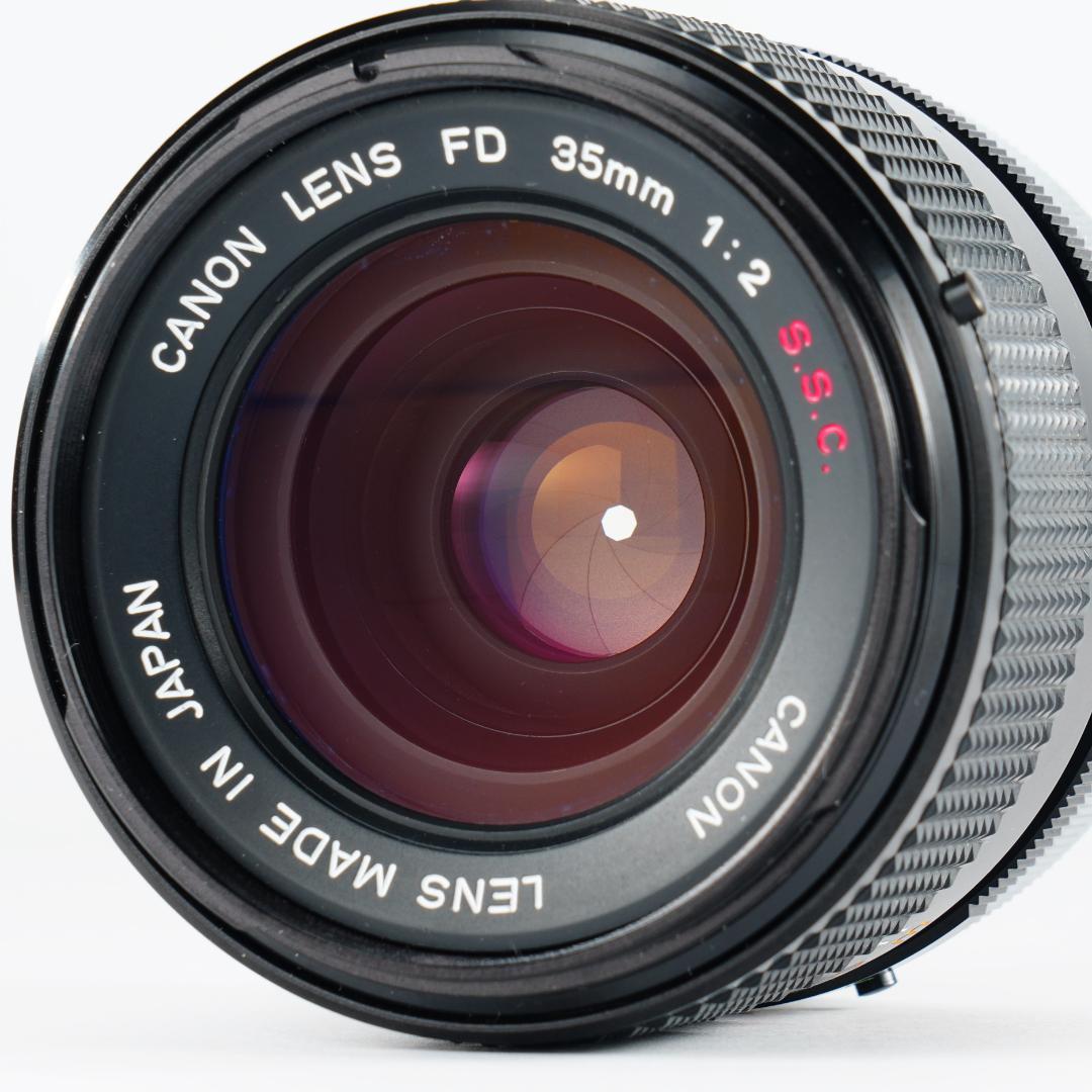 希少 Canon FD 35mm F2 S.S.C concave 864