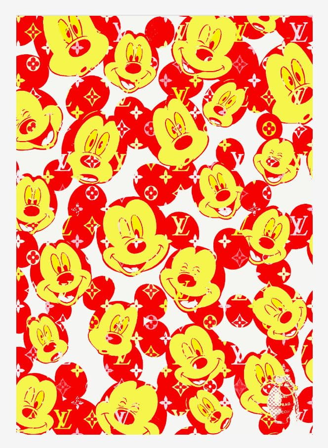 DEATH NYC ミッキーマウス（Mickey）アートポスター　未使用