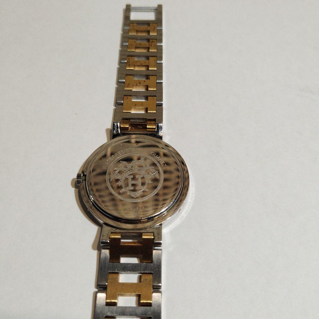 い*様 HERMES クォーツ腕時計 ゴールド/シルバー207673