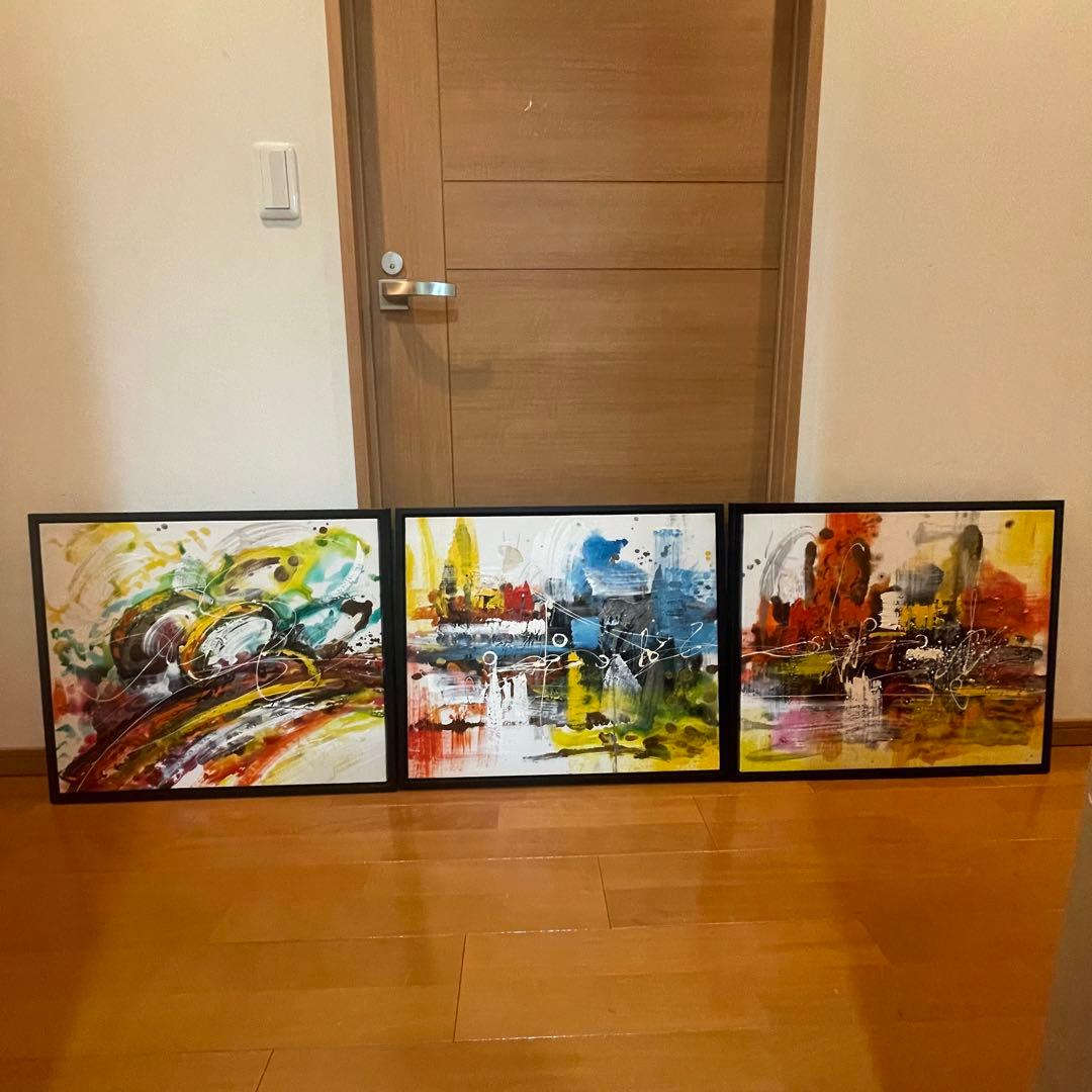 油絵　美術品　3つセット